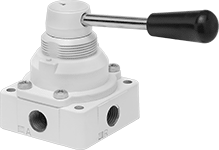Image of Product. Front orientation. Directional Control Valves. Two-Action Air Directional Control Valves , Style D.