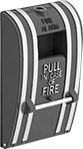 Image of Product. Front orientation. Fire Alarm Pull Stations. Fire Alarm Stations, Pull-Handle Activation.