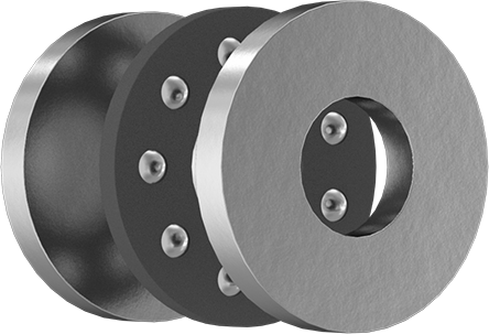 Image of Product. Front orientation. Thrust Ball Bearing, Stainless Steel, for 7 mm Shaft Diameter.