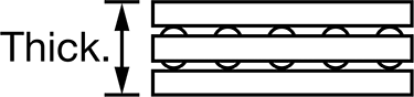 Image of Attribute. Front orientation. Contains Annotated. Thrust Ball Bearing, Stainless Steel, for 7 mm Shaft Diameter.