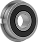 Image of Product. Front orientation. Ball Bearings. Ball Bearings with Retaining Ring, Sealed.