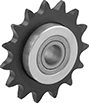 Image of Product. Front orientation. Idler Sprockets. For Single Strand, Sleeve Bearing.