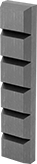 Image of Product. Front orientation. Wear Plates. Easy-Weld Wear Plates.