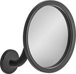 Image of Product. Front orientation. Safety Mirrors. Magnetic Shatter-Resistant Convex Safety Mirrors with Bend-and-Stay Arm .