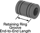 Image of Product. Front orientation. Contains Annotated. Linear Bearings. High-Speed Linear Sleeve Bearings .