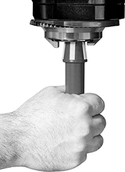 Image of ProductInUse. Side1 orientation. Machine Spindle Cleaning Tools.