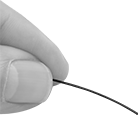 Image of Product. Front orientation. Contains SizingReference. Heat-Shrink Tubing. Miniature Heat-Shrink Tubing.