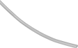 Image of Product. Clear. Front orientation. Heat-Shrink Tubing. Miniature Heat-Shrink Tubing, Clear.