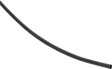 Image of Product. Black. Front orientation. Heat-Shrink Tubing. Miniature Heat-Shrink Tubing, Black.