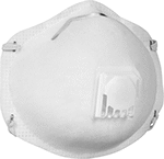 Image of Product. Adjustable Nosepiece. Front orientation. Respirators. Spark-Resistant Disposable Respirators, Adjustable Nosepiece, TC-84A-1299.