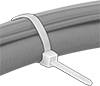 No-Gap Curved-Head Cable Ties