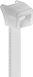 Image of Product. Front orientation. Cable Ties. Curved-Head Cable Ties, Curve Behind Head.