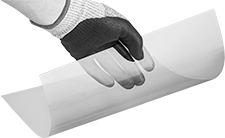 Image of ProductInUse. Front orientation. Glass. Super-Flexible Corning® Willow® Glass.