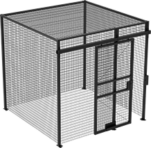 Image of Product. Front orientation. Wire Partitions. 4 Sides.