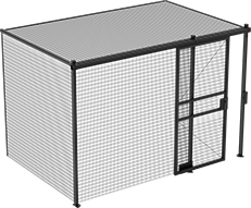 Image of Product. Front orientation. Wire Partitions. 2 Sides.