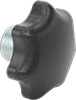 Unthreaded-Hole Knobs