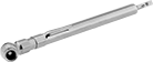 Image of Product. Front orientation. Tire Gauges. Tire Gauges with Indicator Bar, 1 Angled Head.