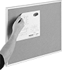 Adhesive-Surface Bulletin Boards
