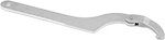 Image of Product. Front orientation. Spanner Wrenches. Corrosion-Resistant Adjustable Hook Spanner Wrenches for Slots on the Side.