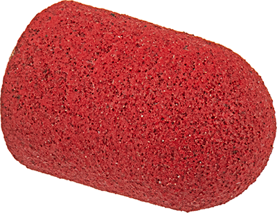 Image of Product. Front orientation. Replaceable-Cap Sanding Bits, for Stainless Steel and Hard Metals, 1/2" Diameter, for Smooth Finish.