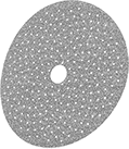 Image of Product. For Any Vacuum Sander Hole Style. Front orientation. For Any Vacuum Holes. Hook and Loop Vacuum Sanding Discs, Paper Abrasive Backing.