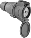 Image of Product. Front orientation. Power Connectors. Washdown Switch-Rated Pin-and-Sleeve Connectors, Sockets.