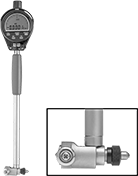 Image of Product. With Interchangeable Anvil Probe. Front orientation. Contains Inset. Bore Gauges. Electronic Bore Gauges.