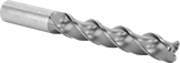 Image of Product. Front orientation. End Mills. Carbide Rounded-Edge Square End Mills for Aluminum, Brass, and Bronze.
