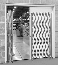 Image of ProductInUse. Front orientation. Security Gates. Folding Security Double Gates.