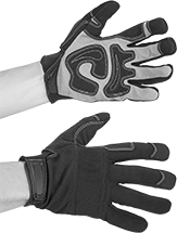 Image of ProductInUse. Style D. Front orientation. Style D. High-Dexterity Work Gloves.