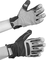Image of ProductInUse. Style B. Front orientation. Style B. High-Dexterity Work Gloves.