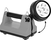 Image of Attribute. 90° Head Tilt. Front orientation. Contains Annotated. 90° Head Tilt. Pivoting-Head Flashlights.