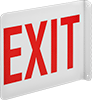 Flange-Mount Exit Signs