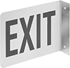 Flange-Mount Glow-in-the-Dark Exit Signs