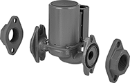 Image of Product. Front orientation. Centrifugal Pumps. Compact Inline Circulation Pumps for Water.