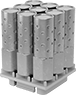 Image of ProductInUse. Front orientation. Box Dividers. Parts-Organizing Tote Boxes, Post.