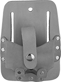 Image of Product. Front orientation. Tape Measure Holders. Leather Holders for Tape Measures.