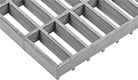 Image of Product. Front orientation. Bar Grating. Fiberglass Bar Grating, Style B.