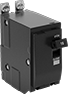 Image of Product. QOB Series, 2 Poles. Front orientation. Circuit Breakers. Square D Load-Center Circuit Breakers, QOB Series, 2 Poles—Toggle Switch.