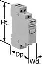 Image of Product. Front orientation. Contains Annotated. Latching Relays. Sequenced Latching Relays.