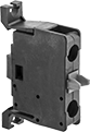 Image of Product. Front orientation. Switch Contact Blocks. Aluminum Enclosed Push-Button-Actuator Emergency Stop Switches.