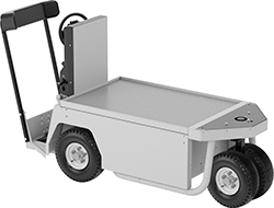 Image of Product. Front orientation. Platform Trucks. Motorized Platform Trucks.