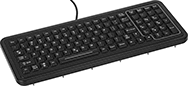 Image of Product. Front orientation. Keyboards. Panel-Mount Rugged Keyboards, Keyboards with Number Pad.