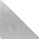 Image of Product. Front orientation. Aluminum. Multipurpose 6061 Aluminum Triangles.