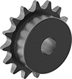 Image of Product. Plain Bore. Front orientation. Drive Sprockets. Sprockets, For Single Strand, Plain Bore.