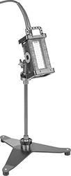 Image of Product. Style A (Shown with Stand and Magnetic Mount, Sold Separately). Front orientation. Portable Work Lights. Explosion-Proof Freestanding Portable Floodlights, Style A.