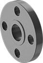 Image of Product. Slip-On Weld (Raised Surface on Back). Front orientation. Pipe and Fittings. High-Pressure Iron and Steel Unthreaded Pipe Flanges, Forged Flanges, Slip-On Weld Female, Raised Surface.