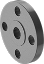Image of Product. Socket-Connect (Raised Surface on Back). Back orientation. Pipe and Fittings. High-Pressure Iron and Steel Unthreaded Pipe Flanges, Forged Flanges, Socket-Connect Female, Raised Surface.