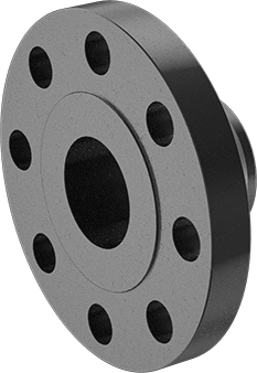 Image of Product. Back. Back orientation. High-Pressure Steel Unthreaded Pipe Flange, Butt-Weld, 300 Class, 2-1/2 Pipe Size.