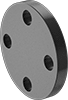 High-Pressure Iron and Steel Unthreaded Pipe Flanges